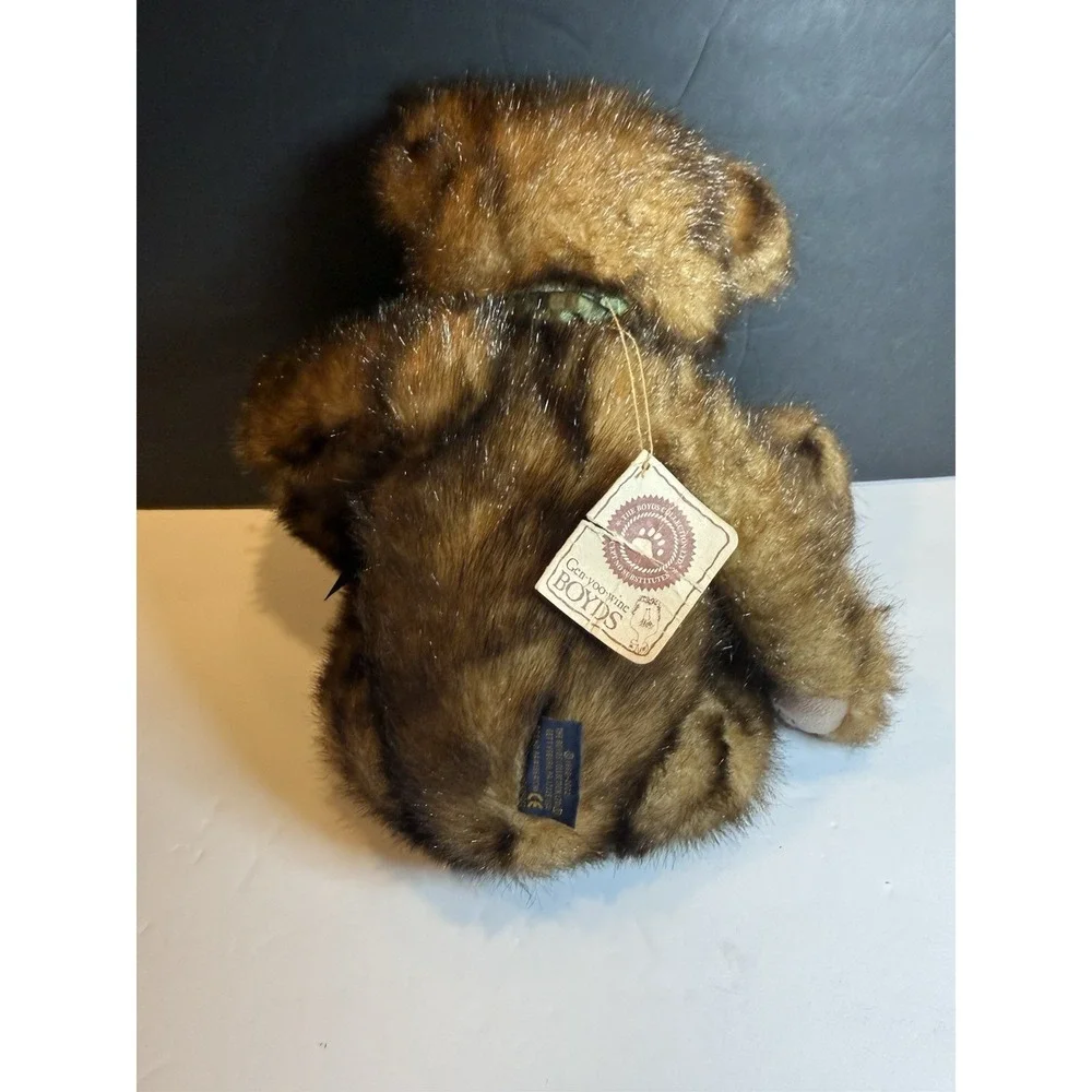 Vintage Retired Boyd's Bears Plush Bean Donovan B. Bear W/ Tags #510403 Jointed - Picture 6 of 12